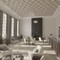 Ekena Millwork 31 16W x 46 34H x 38T Small Villarreal Decorative Fretwork Wood Ceiling Panels, Walnut CELW31X47X0375VILWA - alternate 7